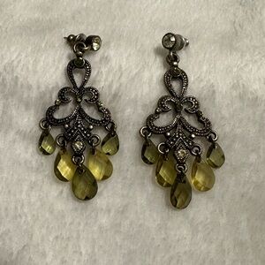 1928 Co. Green Chandelier Earrings